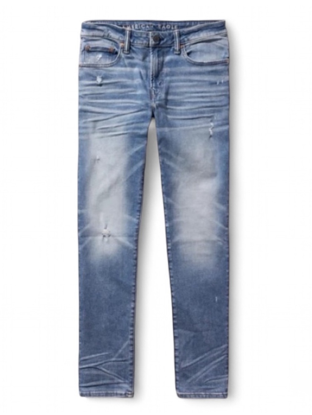 American Eagle AirFlex+ Slim Straight Distressed Jeans 30x32